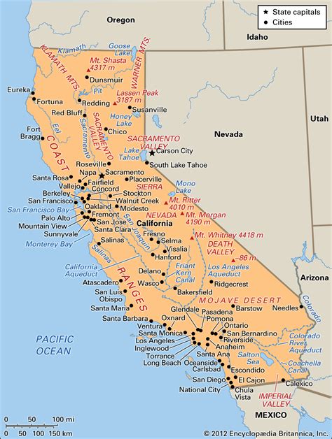 top 100 cities in california.